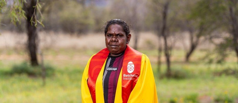 Jonica Dhurrkay: Community leader and Galiwin’ku educator graduates in Early Childhood Education and Care image.