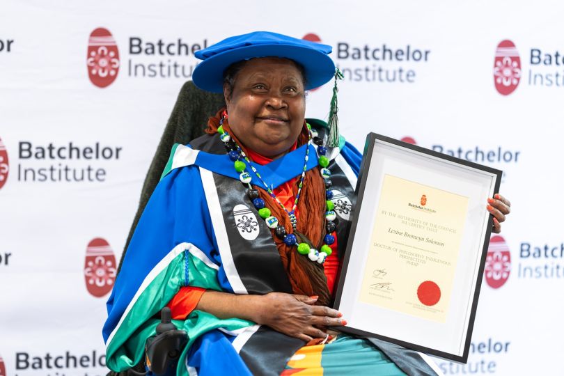 Keep going. You are the Difference: Dr Lexine Solomon conferred a PhD image.