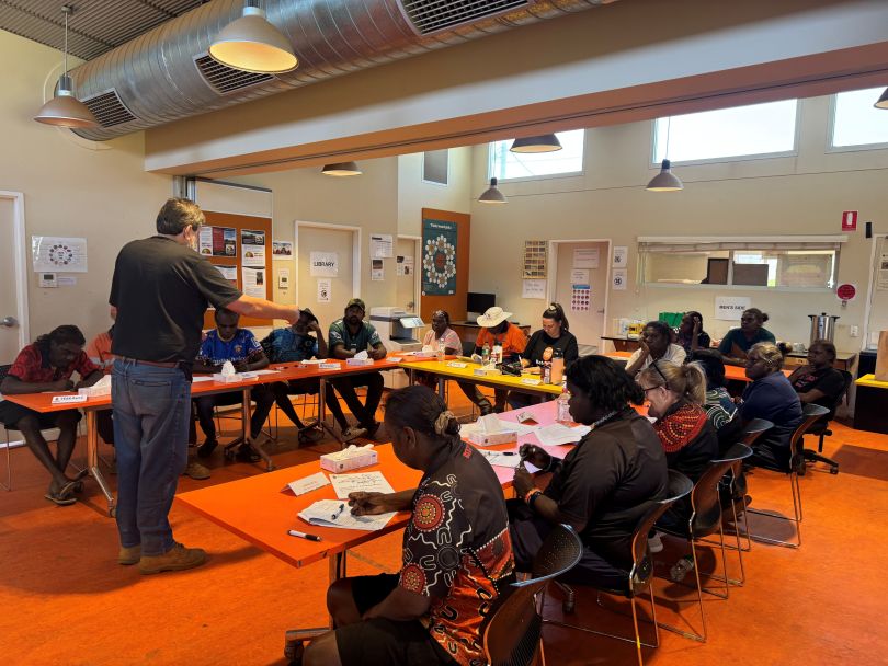 Willowra Learning Centre Workshop image.